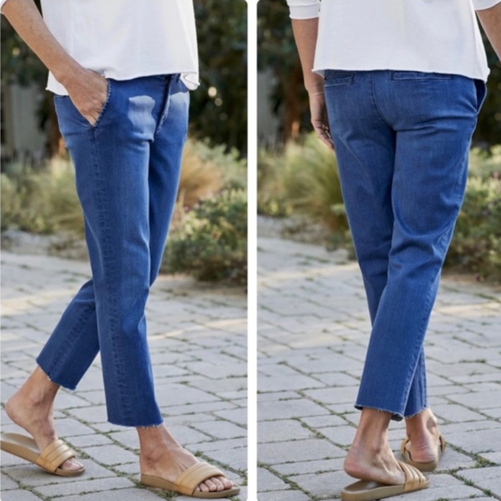 Frank and Eileen Wicklow denim Italian chino